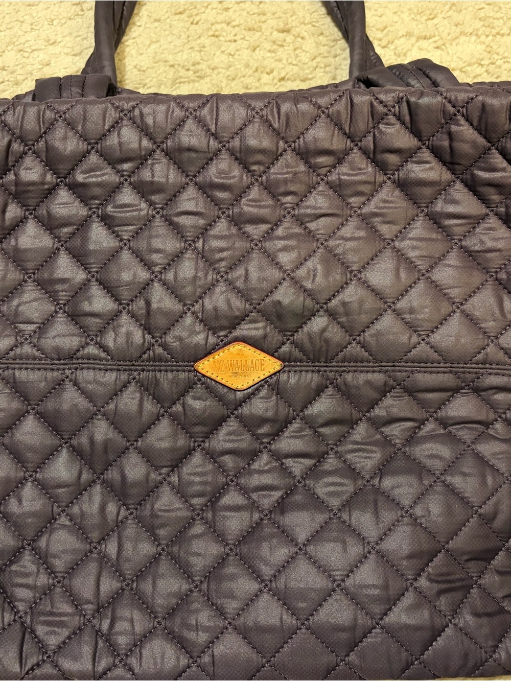 MZ Wallace Original Metro Tote Quilted - Plum - Picture 3 of 11